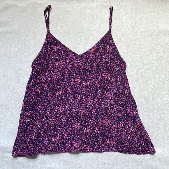 Eight Sixty Multicolored Flowing Tank Top with Adjustable Straps (Size: M) - Picture 6 of 11